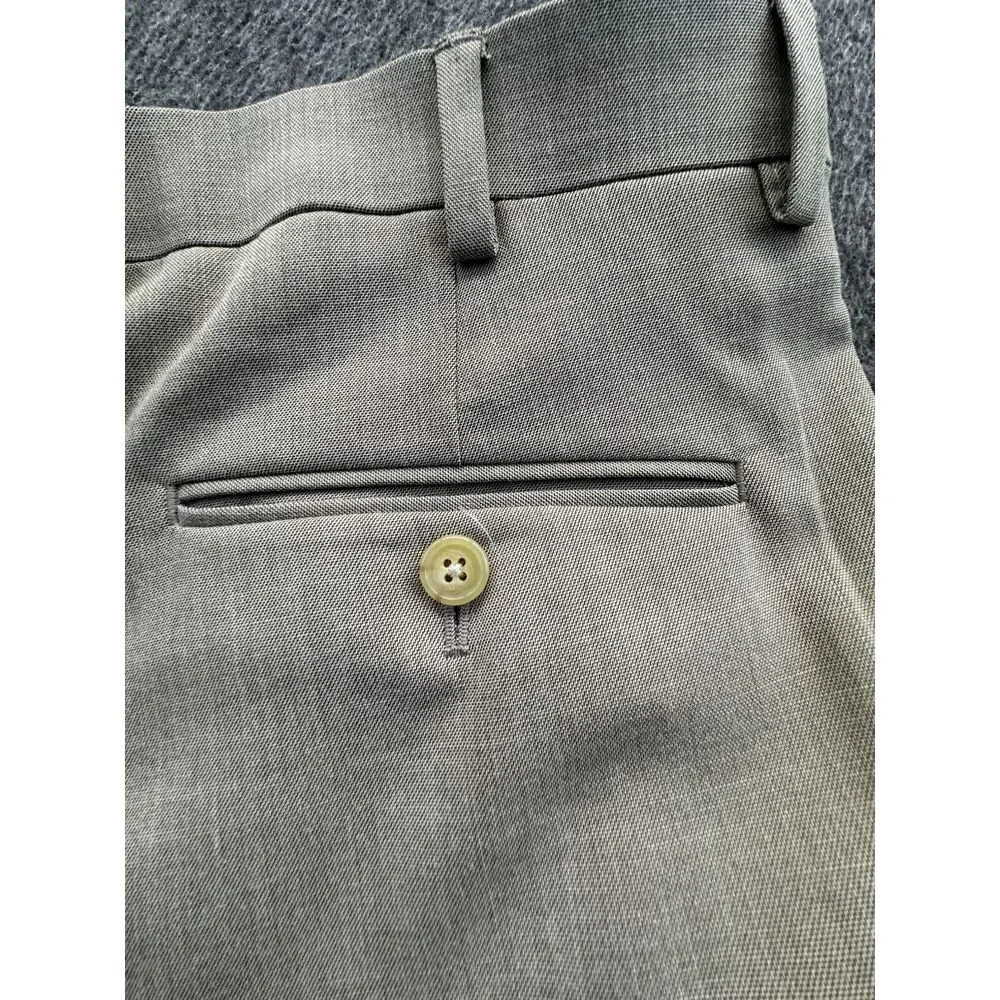 Ralph‎ Lauren Pants Mens 38Wx32L Dark Beige Khakis Pleated Front Cuffed Pockets